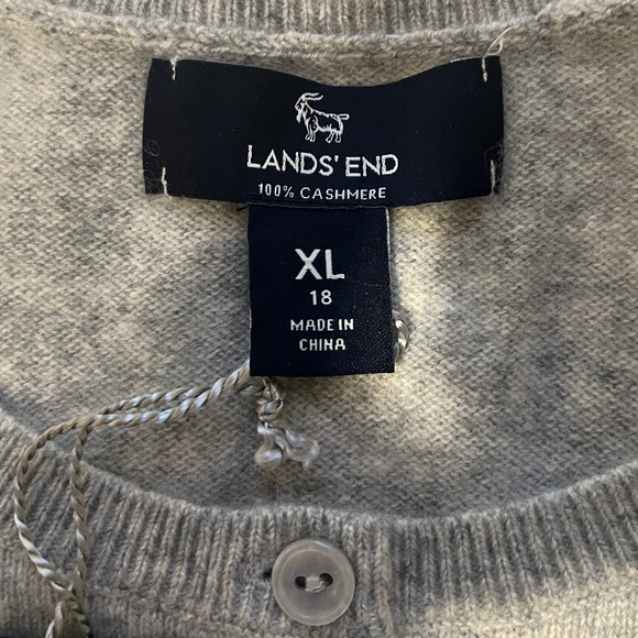 Lands' End Cashmere Cardigan NWT - Picture 4 of 6